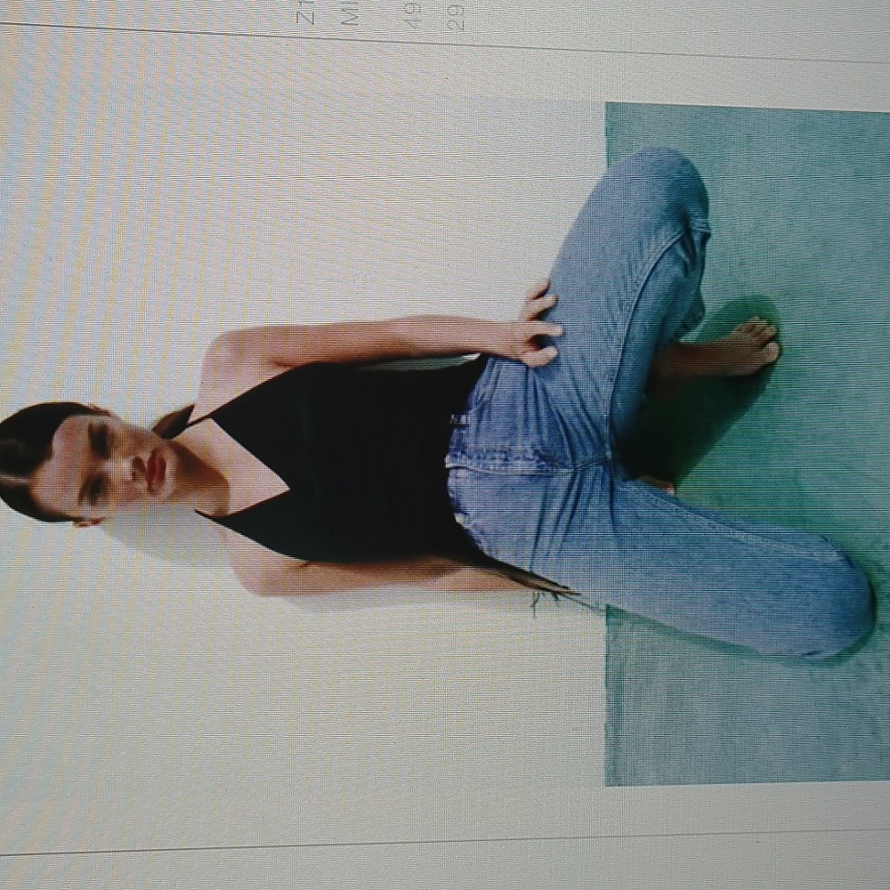 Zara Mom Fit Jeans Mid-blue Size 8 (29)